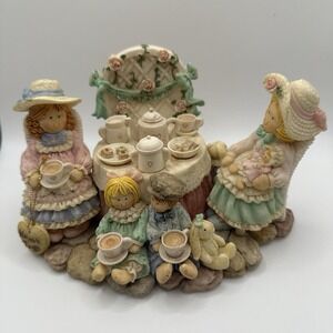 Rose Garden Tea Party For Two Forever-Friends San Francisco Music Box WORKS BB9